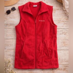 Columbia Bright Pink Fleece Jacket - M